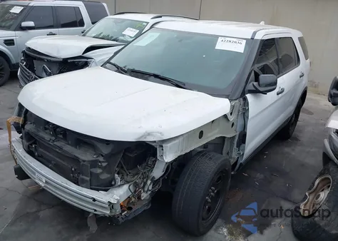 2017 Ford Explorer Police Interceptor z USA, uszkodzony, nr VIN 1FM5K8AR7HGE01281